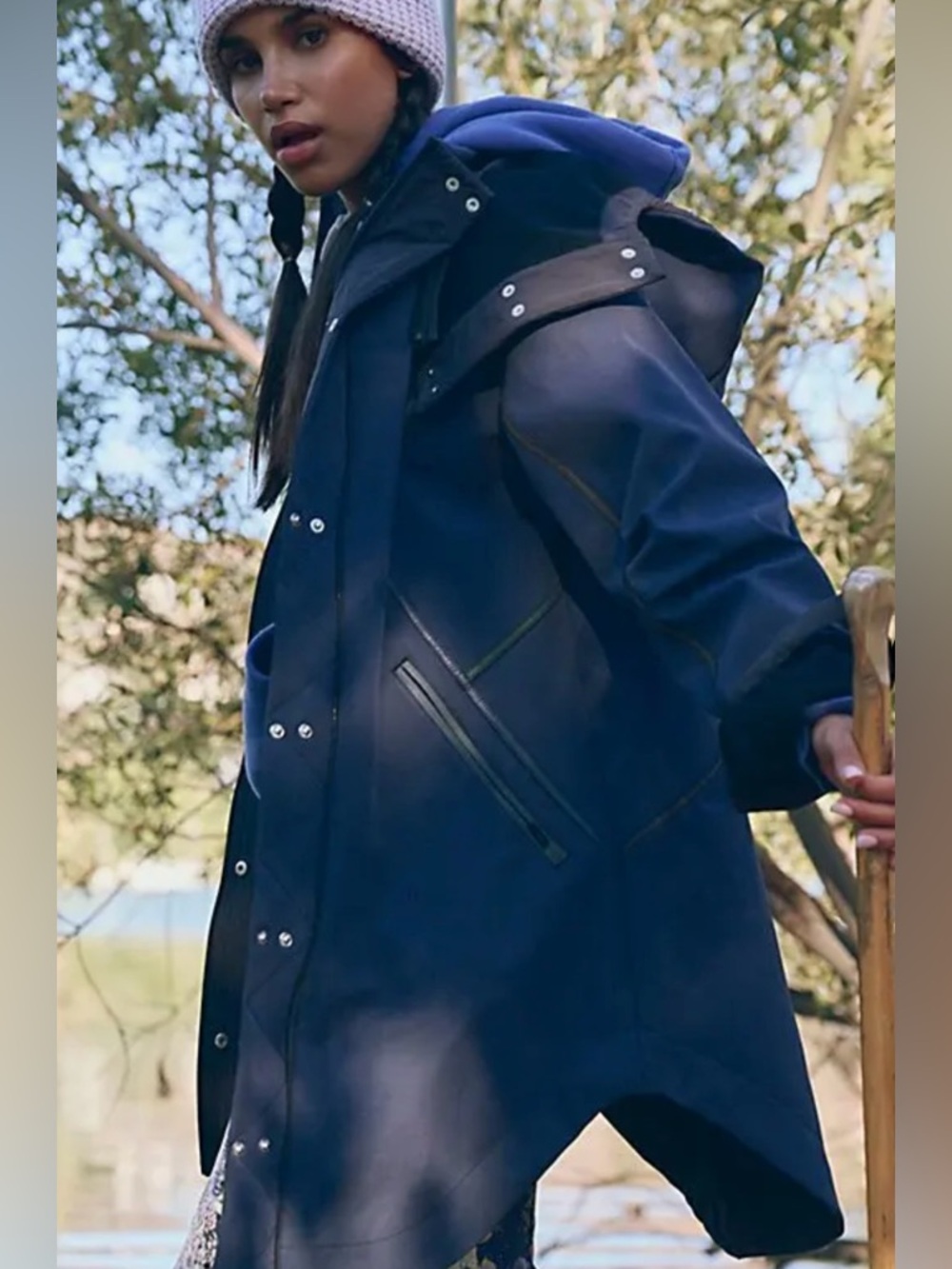 FP Movement by Free People Moon Magic Reflective Parka Rain Coat - Picture 1 of 16